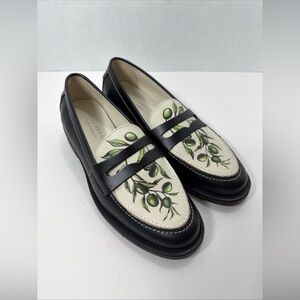 Duke + Dexter WOMEN’S WILDE OLIVE PENNY LOAFERS Shoes Size 4 UK 6.5 US NWOB UK